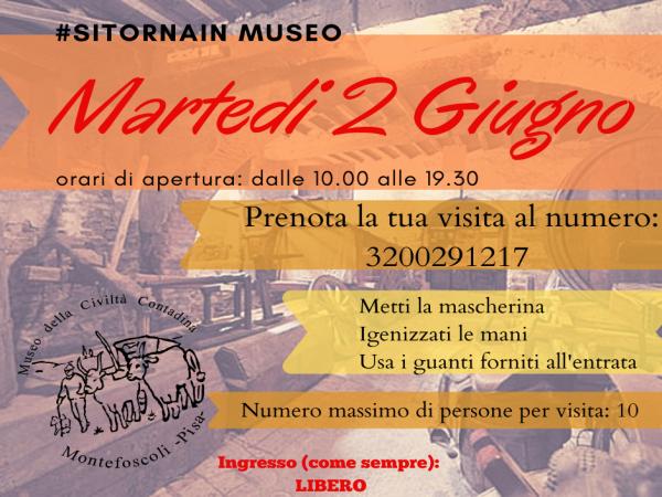 Riapre il Museo della Civiltà Contadina di Montefoscoli